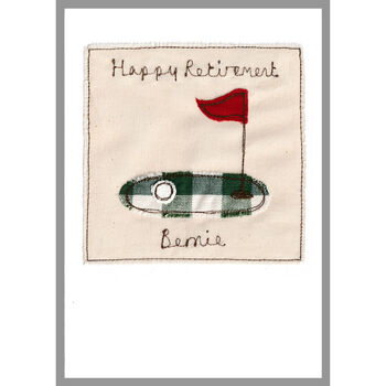 Personalised Golf Retirement Card For Him Or Her, 11 of 12
