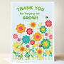 Set Of 12 Personalised Notecards With Flower, thumbnail 4 of 4
