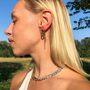 Silver And Gold Plated Two Colour Curb Chain Necklace, thumbnail 4 of 11