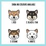 Personalised Shiba Inu Keyring, thumbnail 5 of 6