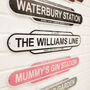 Personalised Vintage Style Train Sign, thumbnail 4 of 11