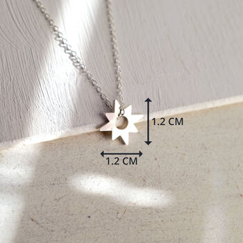Dainty Star Necklace, 4 of 7