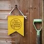 Personalised Daddy’s Inventing Workshop Pennant Flag, Gift For Dad, thumbnail 2 of 4