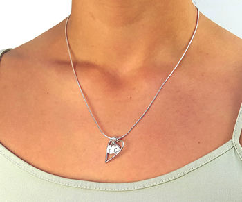 Personalised Heart Charm Necklace, 2 of 4