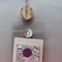 Personalised Aquarius Star Sign Stand Up Earring Gift, thumbnail 8 of 9