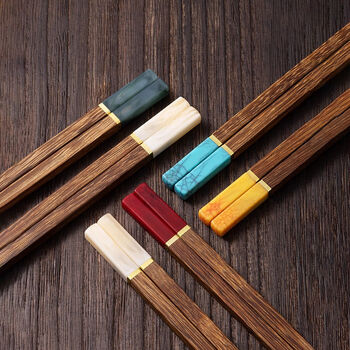 Personalised Wooden Chopstick Rest – Engraved Gift, 3 of 7