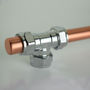 Copper And Chrome Pull Handle T Shaped, thumbnail 9 of 10