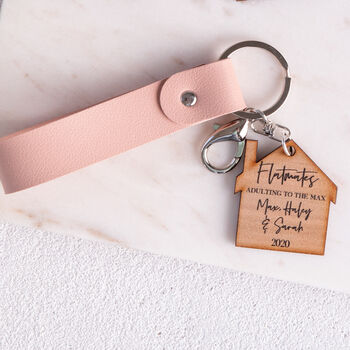 Personalised Flatmates Keyring Gift Set, 4 of 8