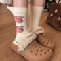 Novelty Fun Socks Size Five To Nine ~ Percy Pig Socks Three Pack, thumbnail 2 of 5