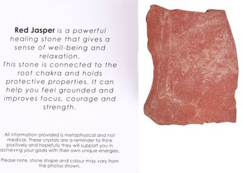 Raw Red Jasper Healing Crystal Gift Set Aries, 3 of 7