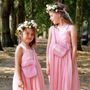 Personalised Leather Flower Girl Bag, thumbnail 5 of 6