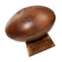 Personalised Vintage Full Cowhide Leather Rugby Ball, thumbnail 2 of 7