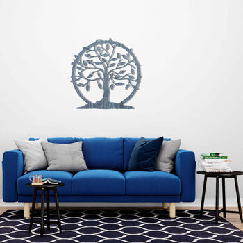Circular Wooden Tree Of Life Eternal Home Wall Decor, 7 of 12