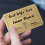 Personalised Best Wife Ever Purse Card, thumbnail 2 of 7