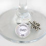 Personalised Christmas Wine Glass Charm, thumbnail 2 of 7