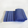 Handwoven Cotton Sofa Throw And Towel And Carrier Strap, thumbnail 2 of 8