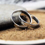 Handmade Sterling Silver Double Ring, thumbnail 1 of 5