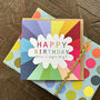 Colourful Happy Birthday Card, thumbnail 5 of 5