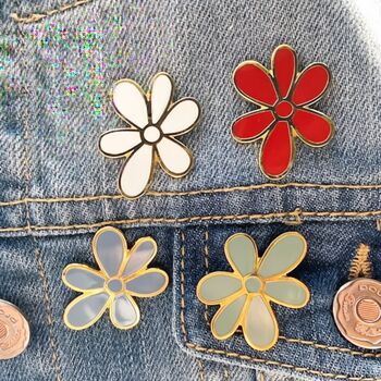 The Wonky Daisy Club Pin Badge | You Are Enough / Positive Gift For Mum, Sister Or Friend, 2 of 11