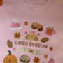 Cute Cosy Season Embroidered Sweatshirt, thumbnail 7 of 7