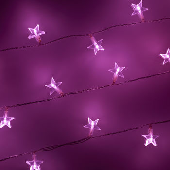 Pink Star Fairy Lights, 4 of 5