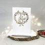 Paper Cut Luxury Gold Christmas Card, thumbnail 1 of 12
