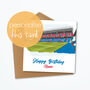 Crystal Palace Personalised Birthday Card, Selhurst Park Stadium, thumbnail 1 of 6