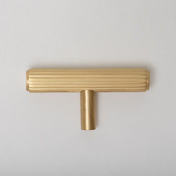 Solid Brass Straight Knurled Handles, 11 of 12