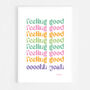 Feeling Good Print Three Colour Options, thumbnail 4 of 12