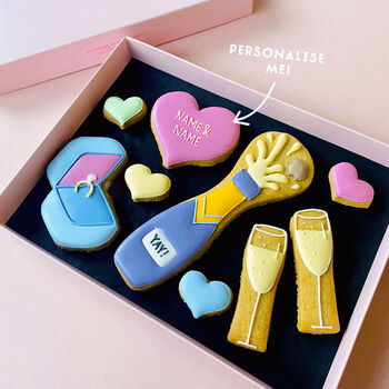 Personalised Yay! Engagement Letterbox Cookies, 2 of 3