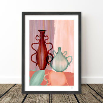 Painterly Abstract Vase Print, 7 of 8