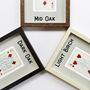 Two Hearts Personalised Vintage Playing Card Print, thumbnail 7 of 7