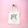 Jane Austen Classic Literary Dog Tote Shopper Bag, thumbnail 3 of 4