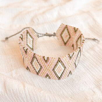 Delicate Woven Friendship Bead Bracelet, 2 of 2