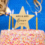 Personalised Wedding Anniversary Star Cake Topper, thumbnail 2 of 8