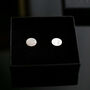 Sun And Moon Stud Earrings Gold Vermeil, Gift For Her, thumbnail 2 of 11