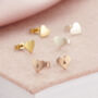 Personalised Mini Heart Stud Earrings, thumbnail 2 of 12