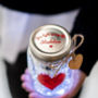 Personalised Love Heart LED Firefly Jar, thumbnail 1 of 2