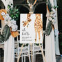 Personalised Giraffe Baby Shower Sign, thumbnail 1 of 2