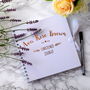 Personalised Christening Guest Book, thumbnail 1 of 1