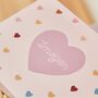 Personalised Wooden Heart Pink Jewellery Box Fsc®, thumbnail 2 of 5