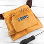 Personalised Six Pocket Leather Tool Belt, thumbnail 1 of 5