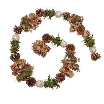 Woodland Walk Natural Christmas Garland, 2 of 3