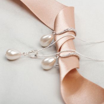 Bridal Pearl Jewellery Necklace Earrings, 3 of 10