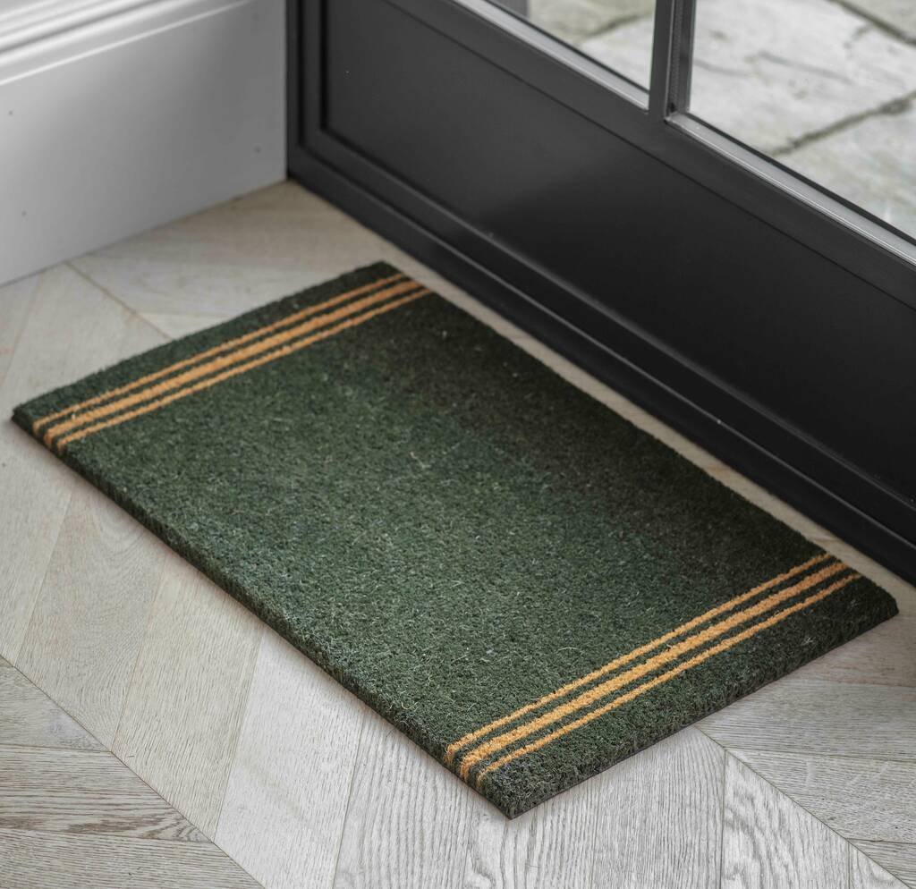 Triple Stripe Doormat, Small By Garden Trading