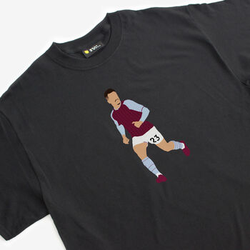 Philippe Coutinho Aston Villa Football T Shirt, 3 of 4