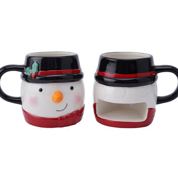 Christmas Snowman Snack Mug With Gift Box, 6 of 7