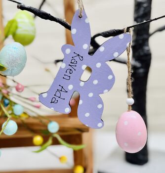 Personalised Easter Bunny Letter Gift Tags, 2 of 4