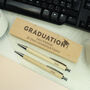 Personalised Graduation Pen And Pencil Set, thumbnail 2 of 4