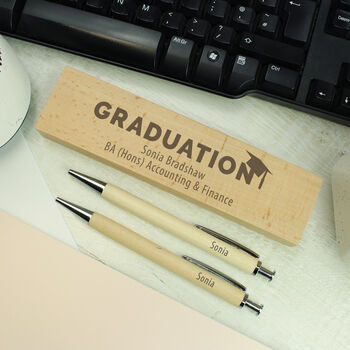 Personalised Graduation Pen And Pencil Set, 2 of 4